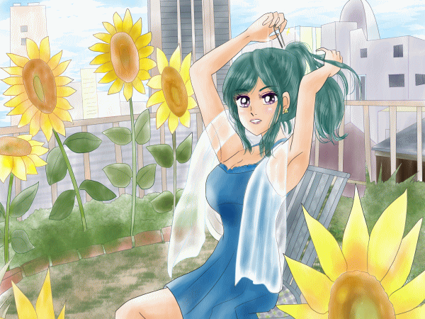 8月5日生まれの女の子イラスト