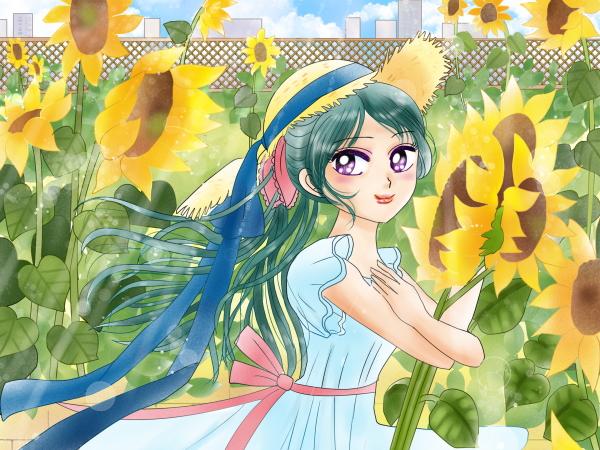 誕生花の女の子