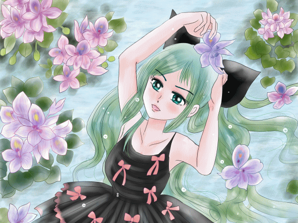 誕生花の女の子