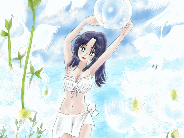 誕生花の女の子