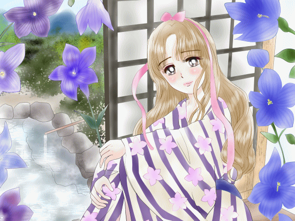 8月28日生まれの女の子イラスト