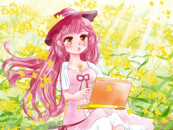 誕生花の女の子