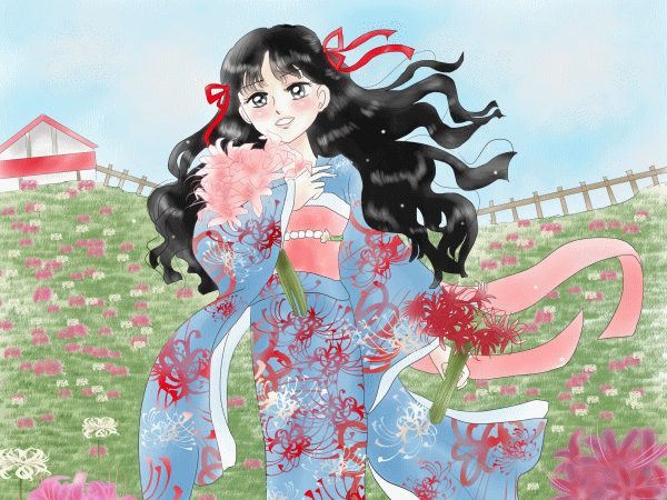 誕生花の女の子