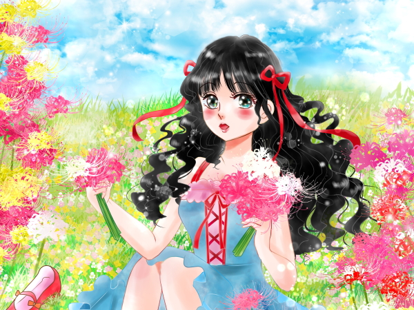 誕生花の女の子