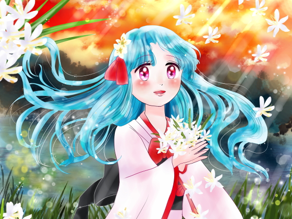 誕生花の女の子