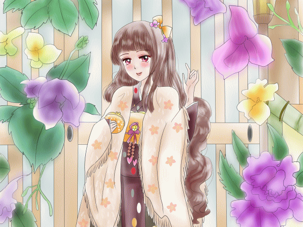 誕生花の女の子