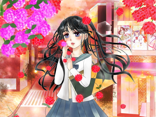 誕生花の女の子