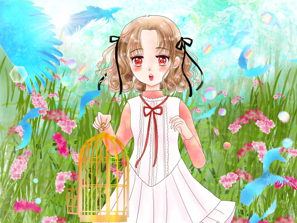 誕生花の女の子