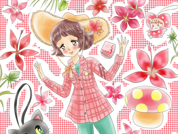 誕生花の女の子