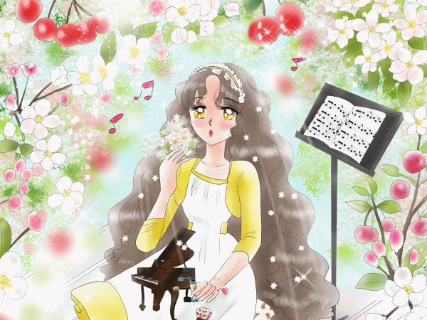 誕生花の女の子