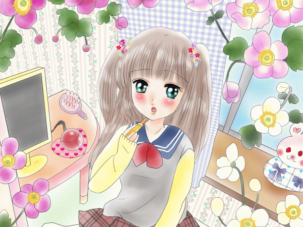 誕生花の女の子