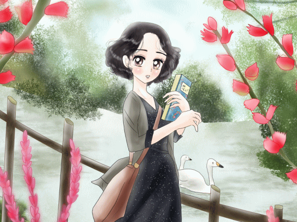 誕生花の女の子
