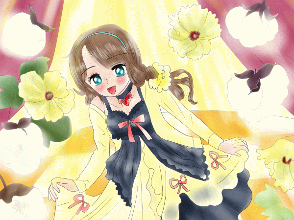 誕生花の女の子