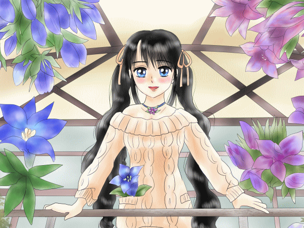 誕生花の女の子