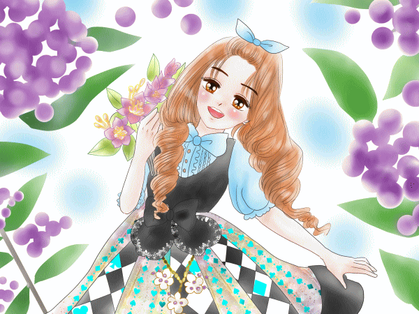 誕生花の女の子