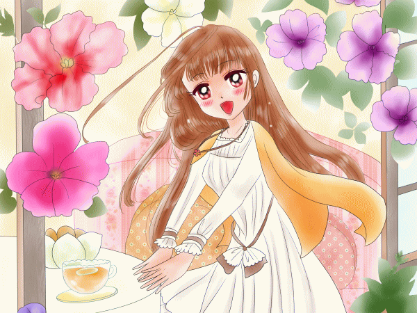 10月30日生まれの女の子イラスト