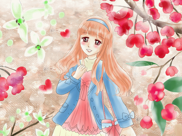 誕生花の女の子