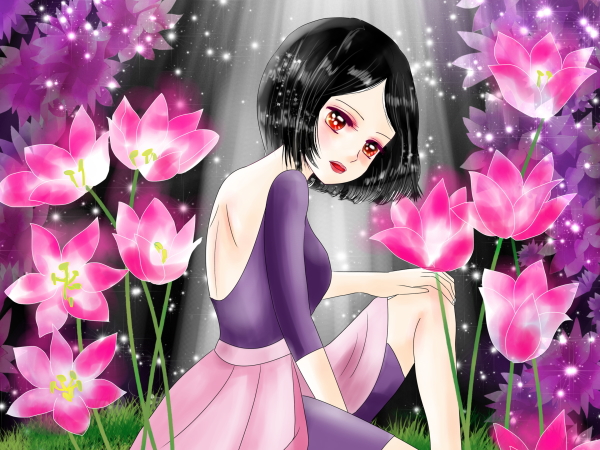 11月5日生まれの女の子イラスト