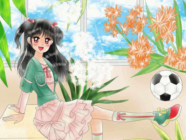 誕生花の女の子