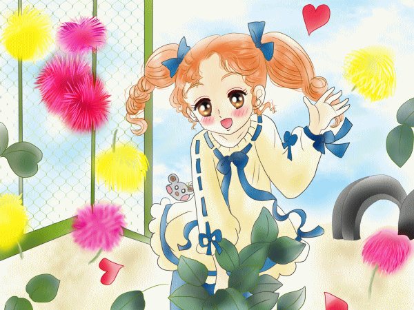 誕生花の女の子