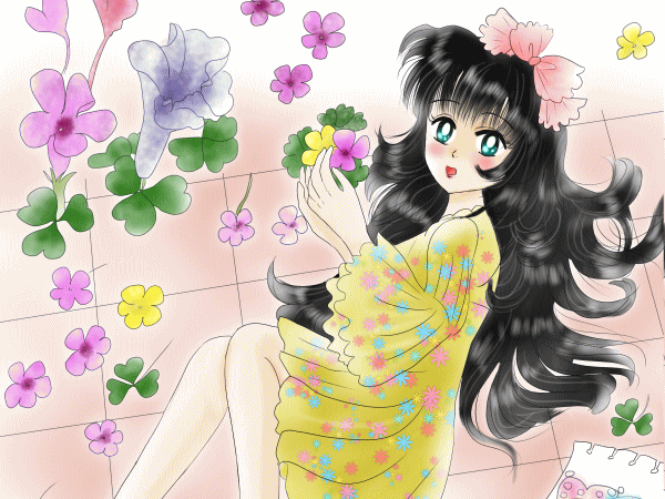 誕生花の女の子