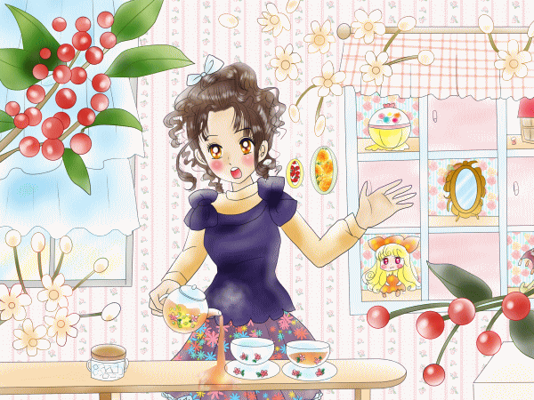 １２月１９日生まれの女の子イラスト