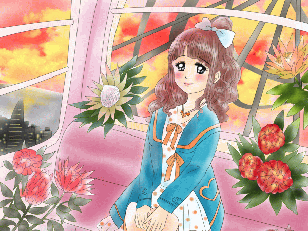誕生花の女の子