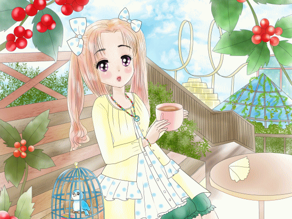 12月26日生まれの女の子イラスト
