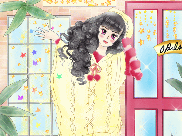 12月28日生まれの女の子イラスト