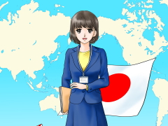 外交官 職業イラスト