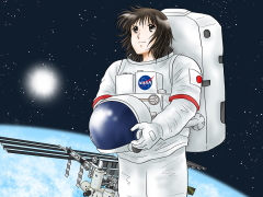 宇宙飛行士 職業イラスト