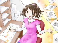 アニメーター 職業イラスト