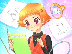 アクセサリー作家・デザイナー 職業イラスト