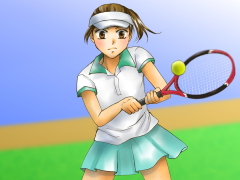テニスプレーヤー 職業イラスト