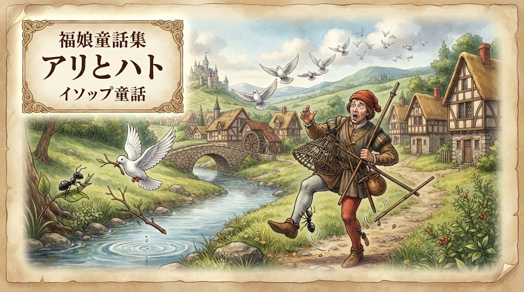 アリとハト