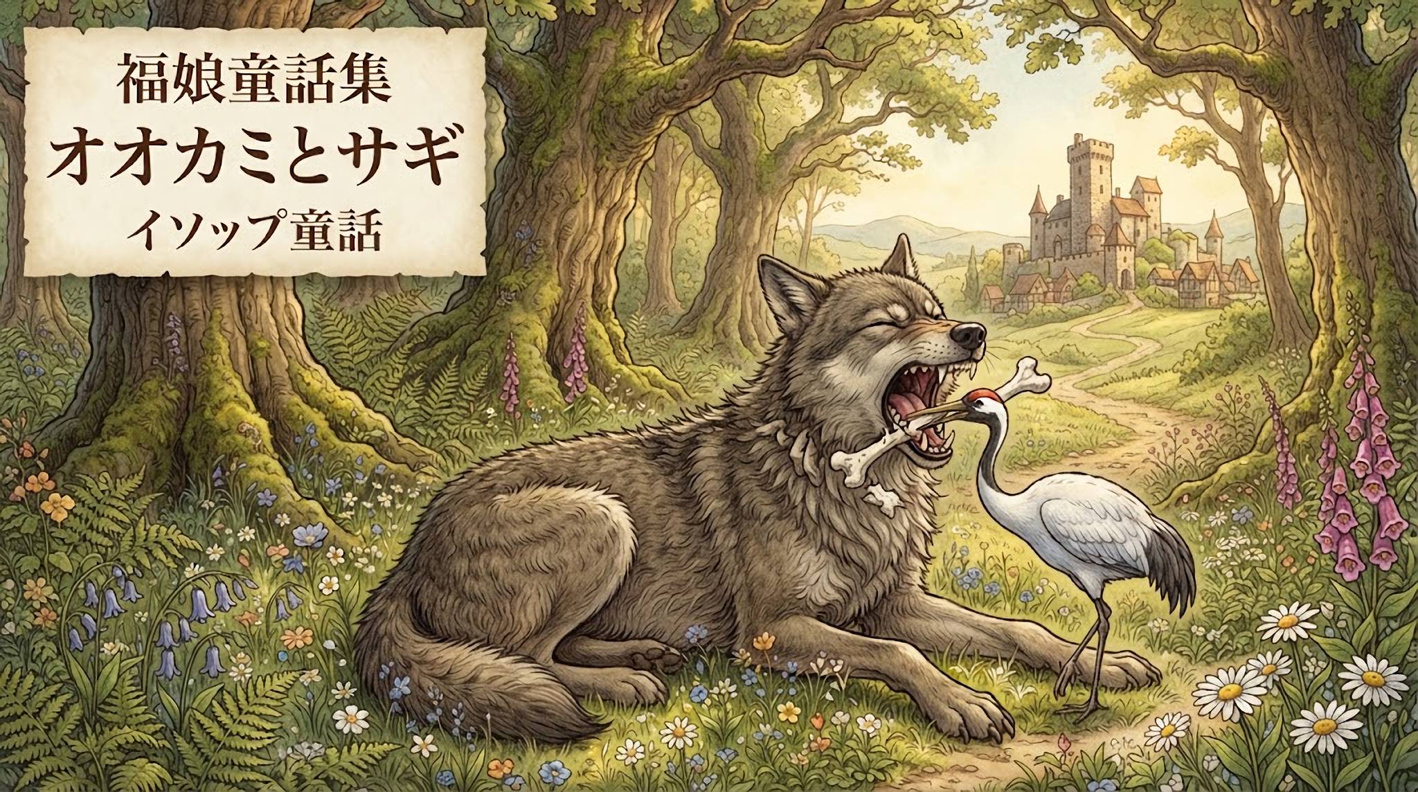 オオカミとサギ