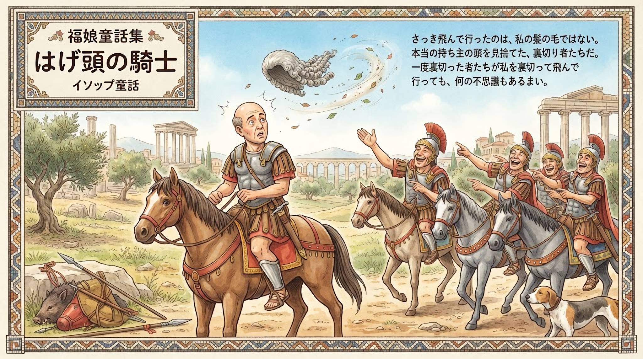 はげ頭の騎士