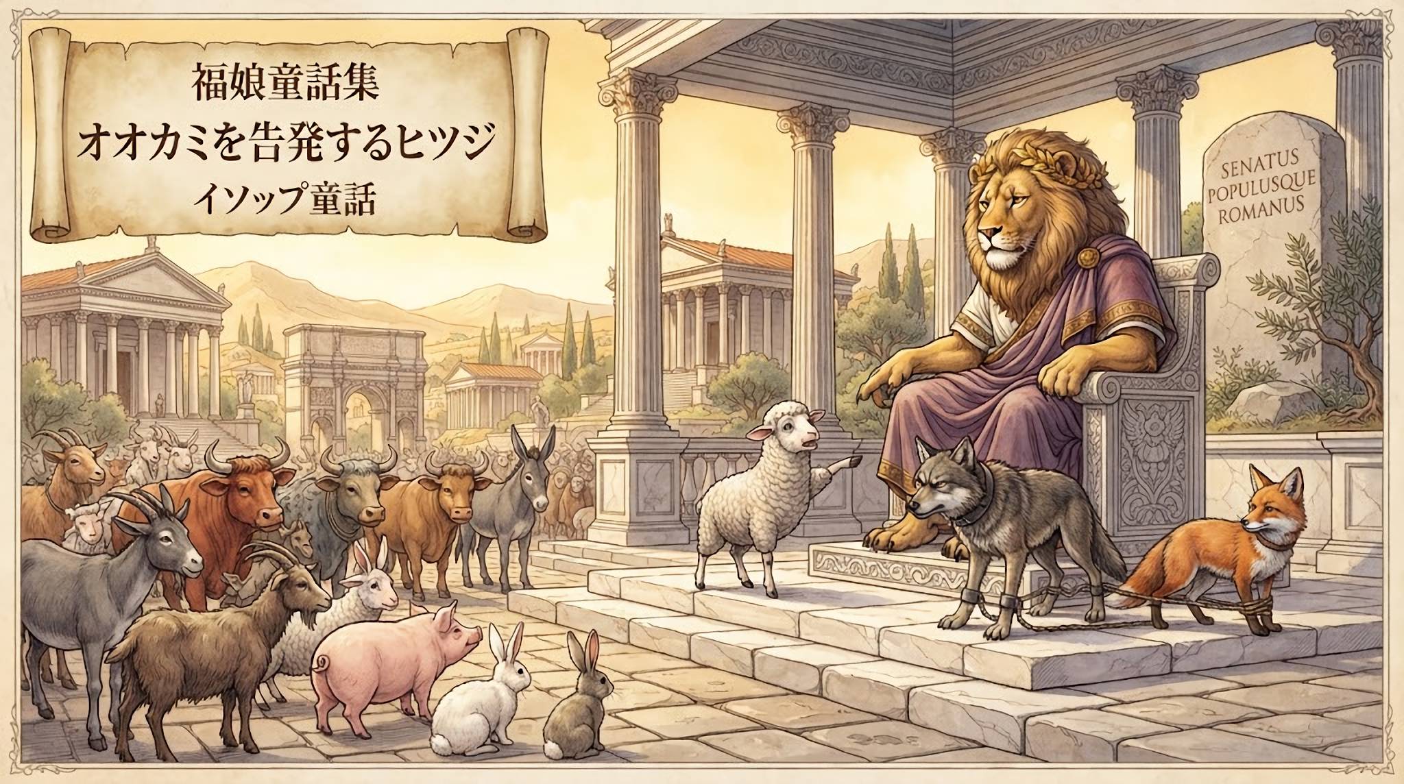 オオカミを告発するヒツジ