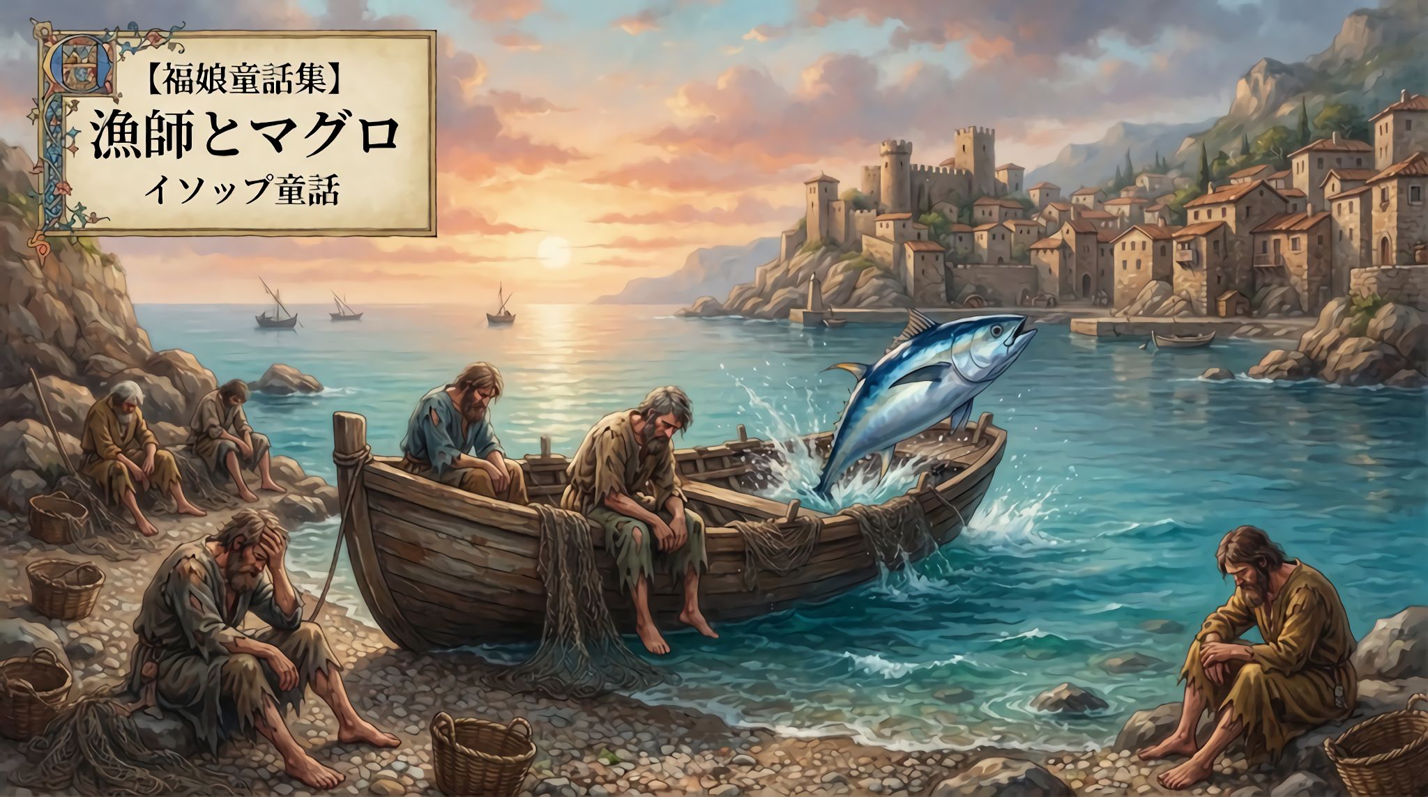 漁師とマグロ