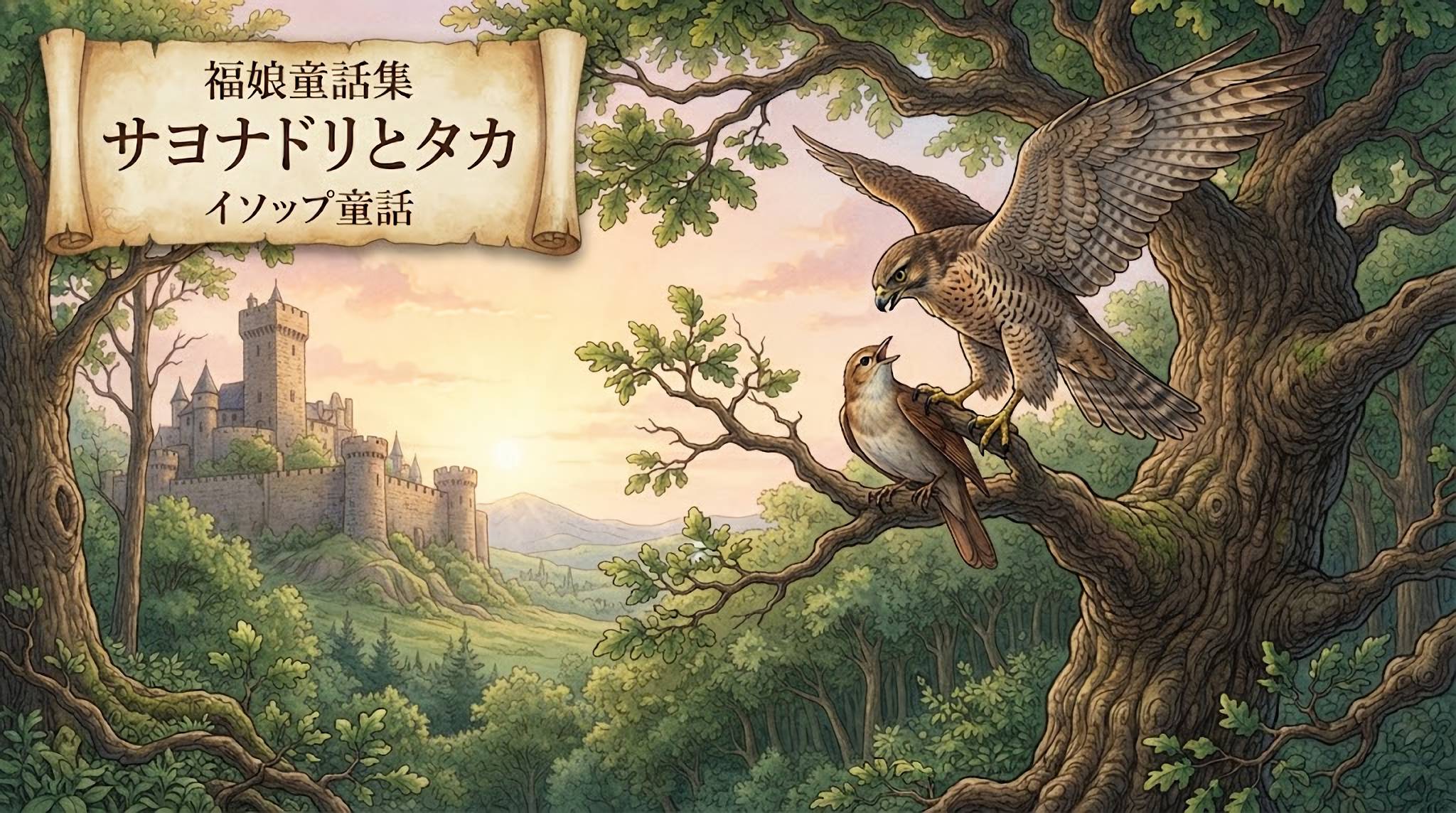 サヨナドリとタカ