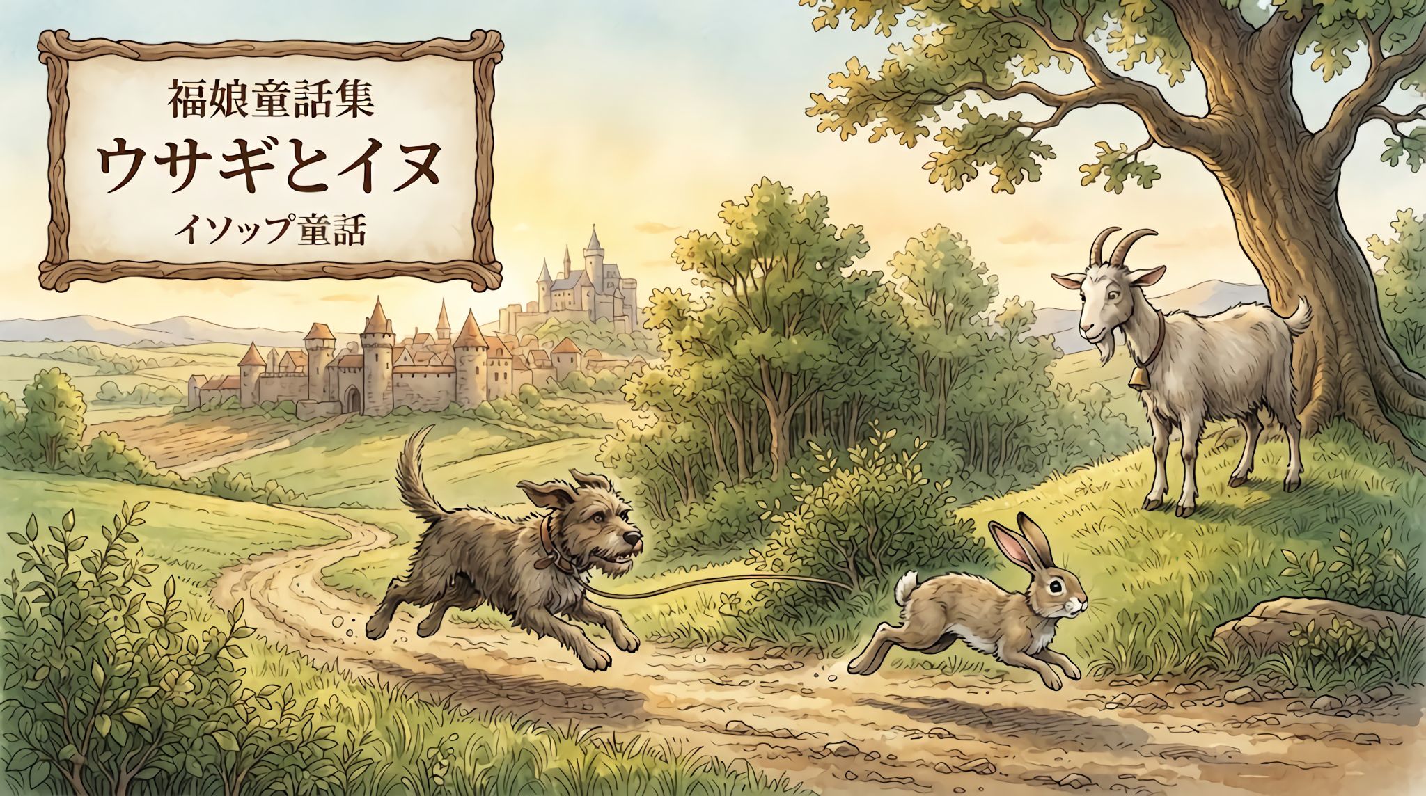 ウサギとイヌ