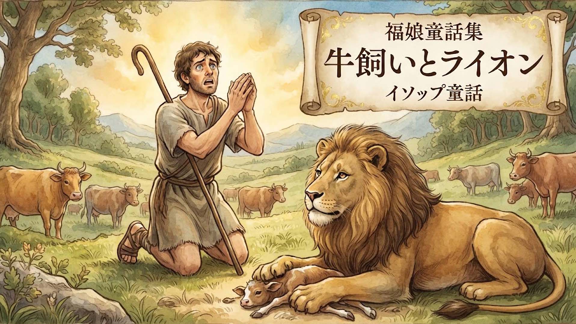 牛飼いとライオン