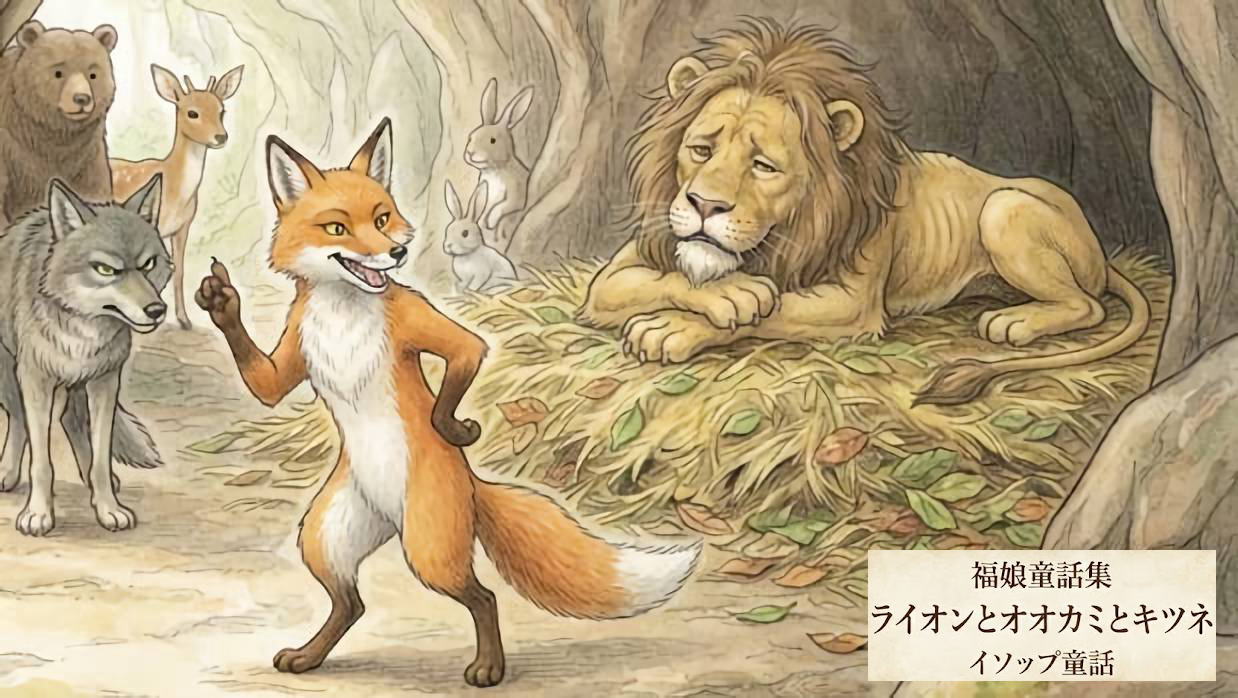 ライオンとオオカミとキツネ