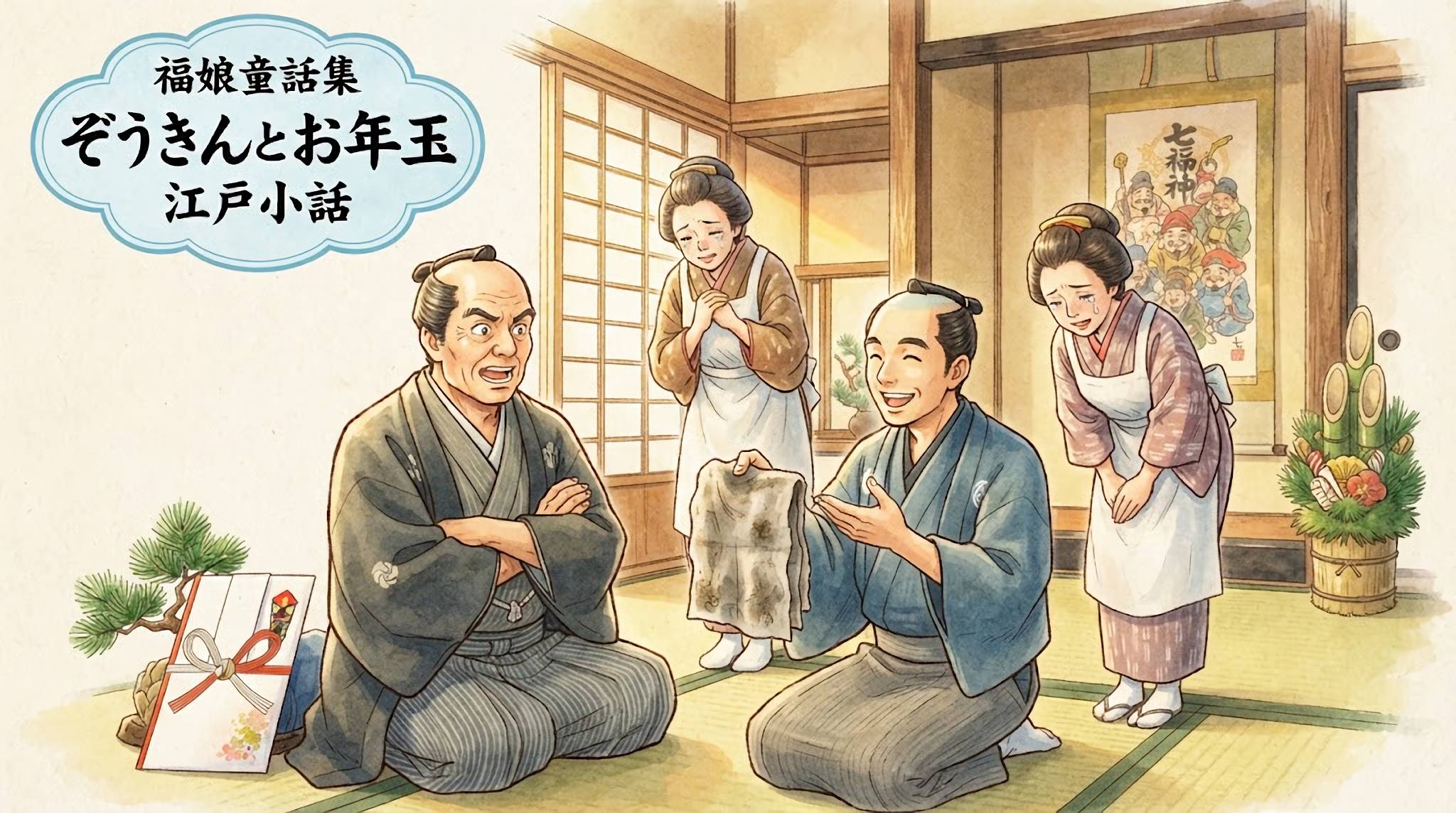 ぞうきんとお年玉