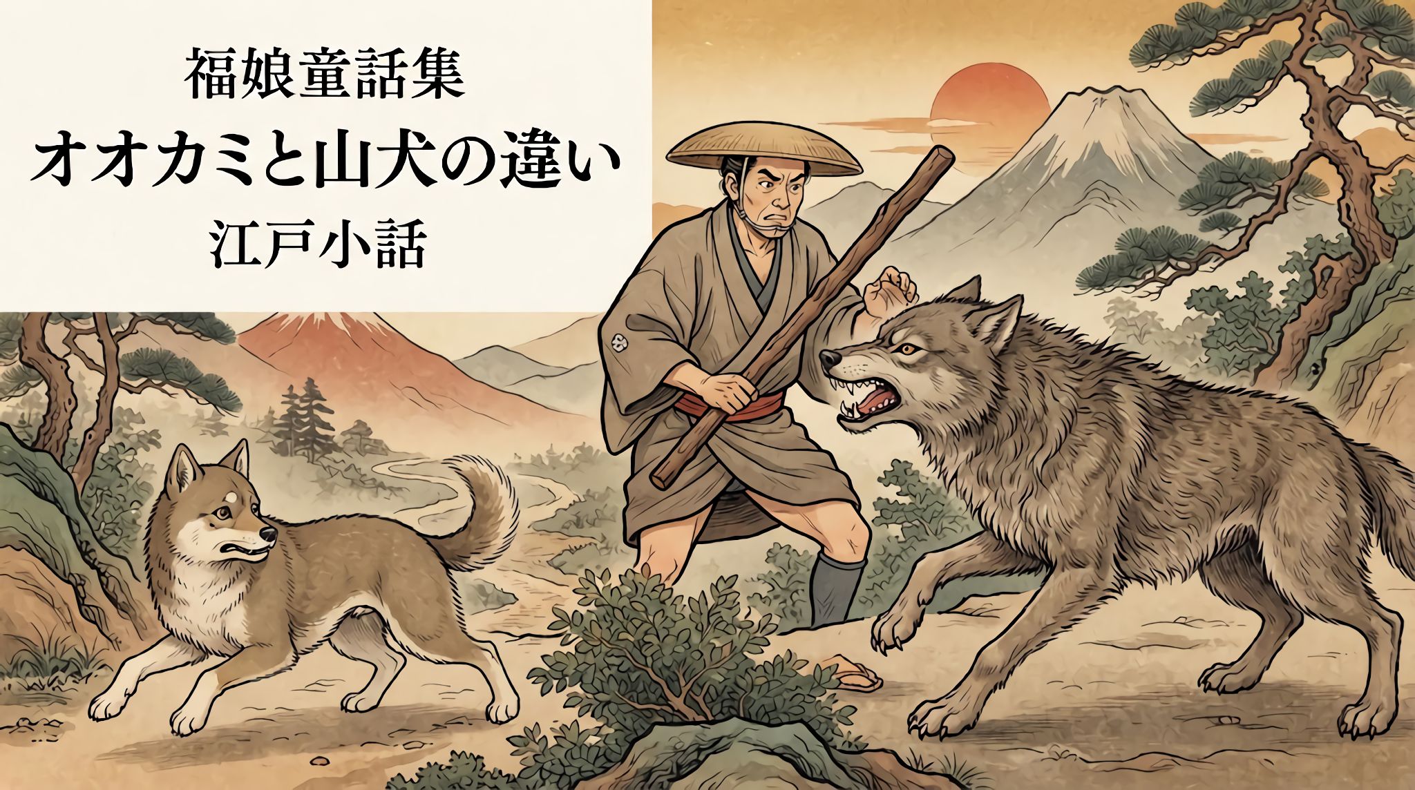 オオカミと山犬の違い