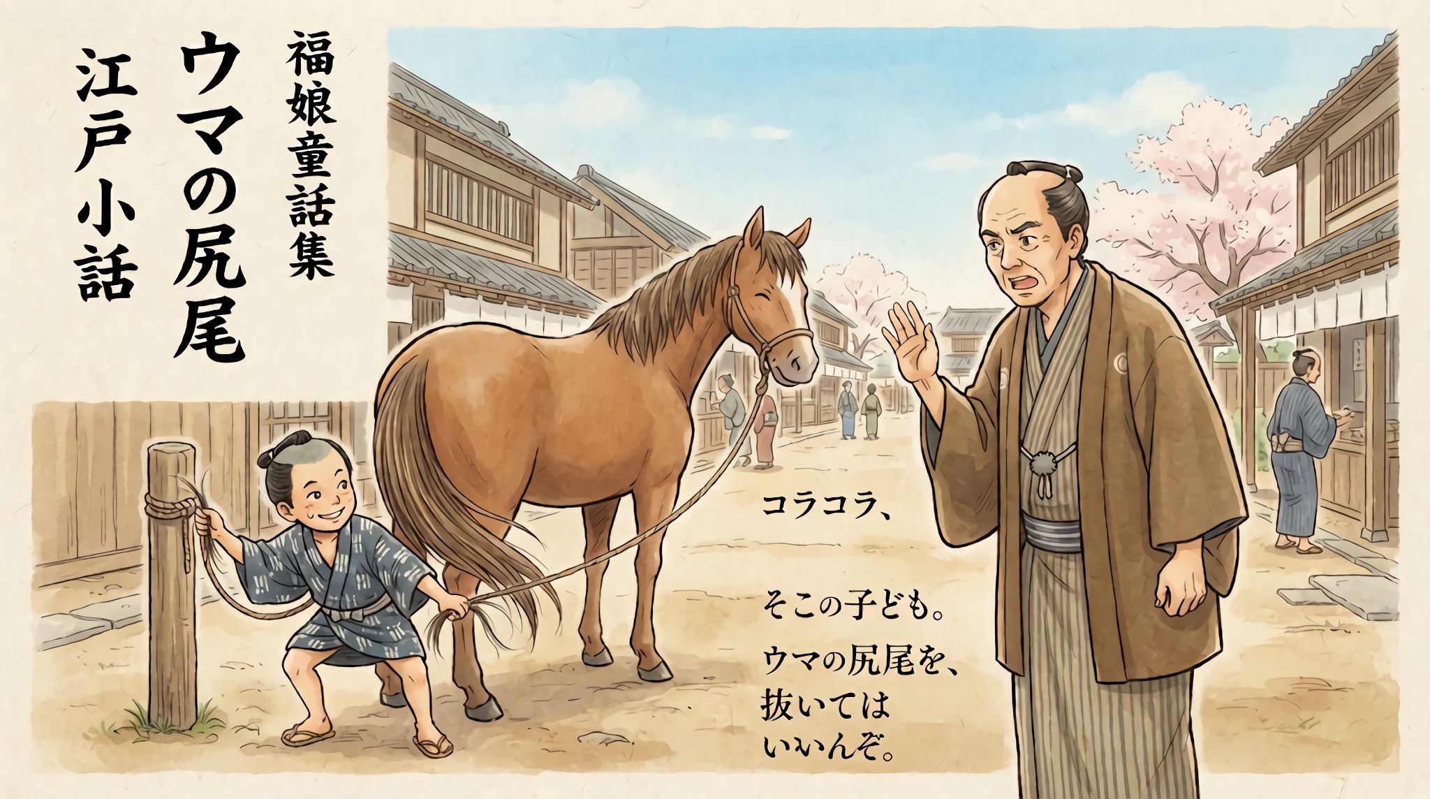 ウマの尻尾
