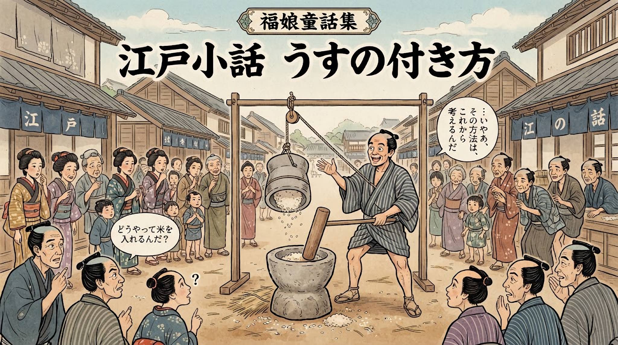 うすの付き方