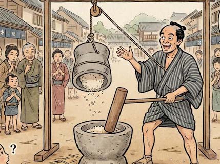 うすの付き方
