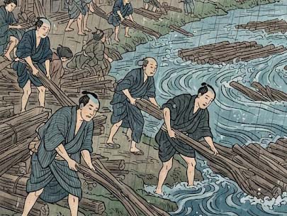 神田川の大水