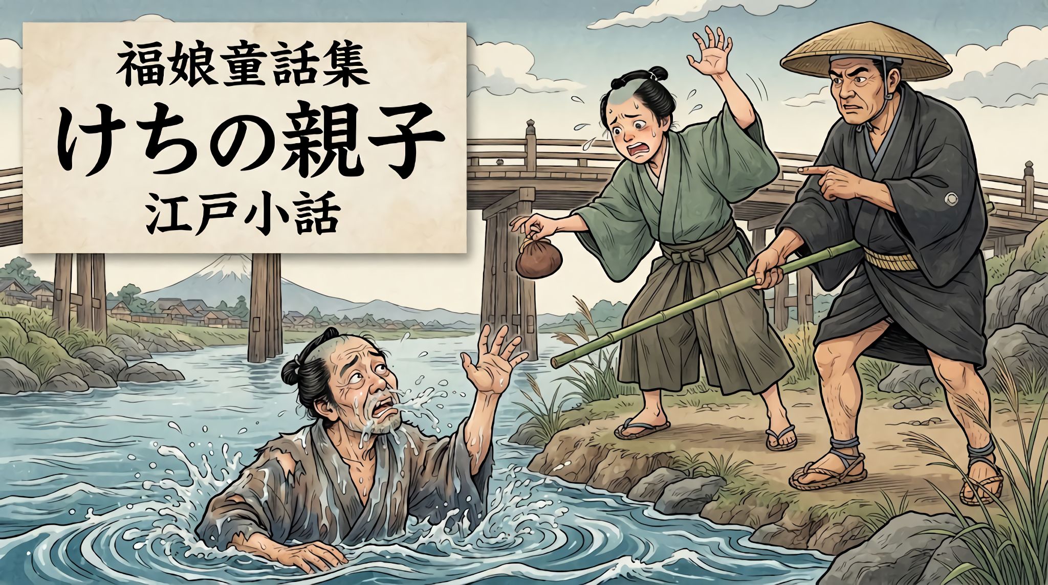 けちの親子